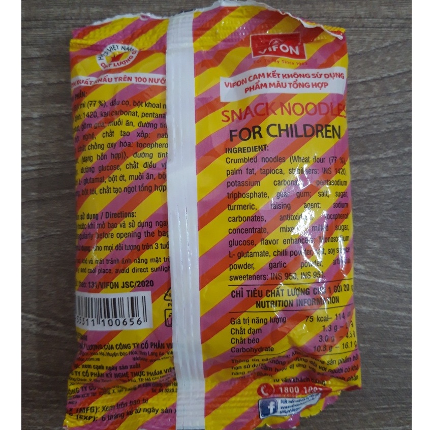 Mì trẻ em Vifon  50 gói×20g
