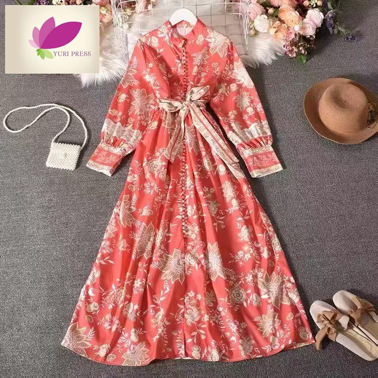 Đầm maxi Dài In Họa Tiết Thời Trang Cho Nữ