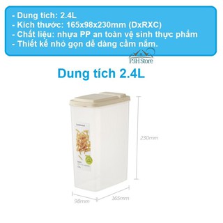 Hộp bảo quản thực phẩm khô Lock&Lock P&Q Dry Food Canister