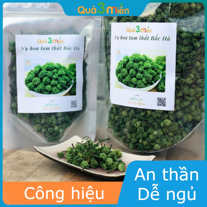 Nụ hoa tam thất 100g có tác dụng an thần ngủ ngon ngủ sâu giấc - Quà 3 Miền