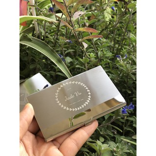 Hộp name card cao cấp thép 201 không dỉ, Hộp name card hót nhất thị trường