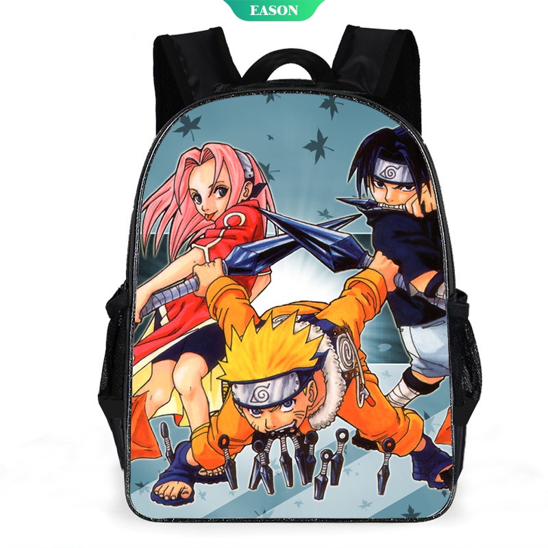 Ba Lô Đi Học In Họa Tiết Hoạt Hình Naruto Nhật Bản Chống Thấm Nước Thời Trang Cho Bé