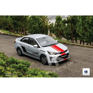 Tem xe soluto-decal soluto phong cách thể thao