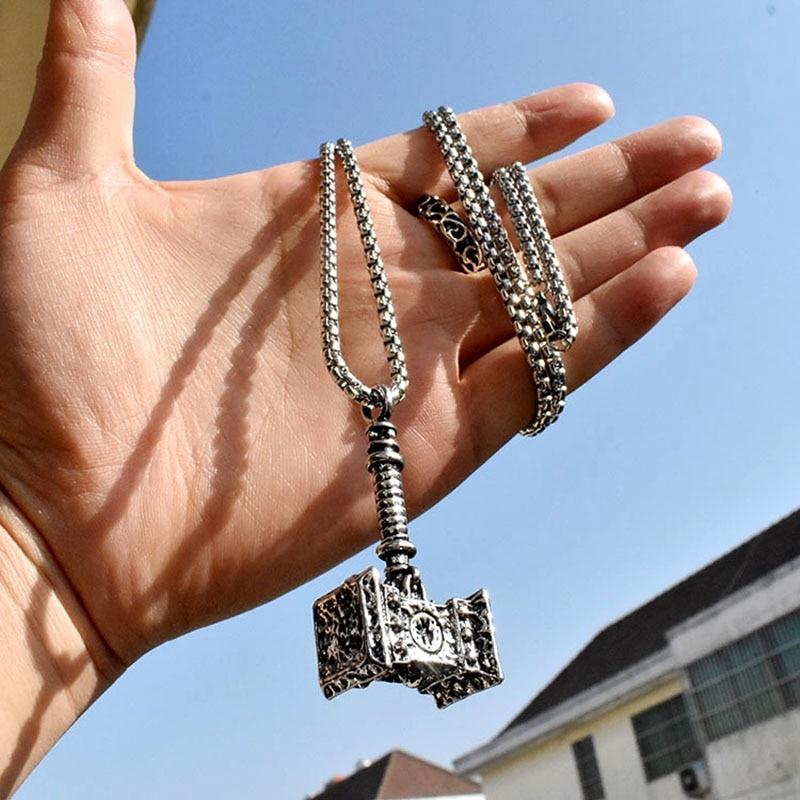 Dây Chuyền Mặt Cây Búa Của Thor