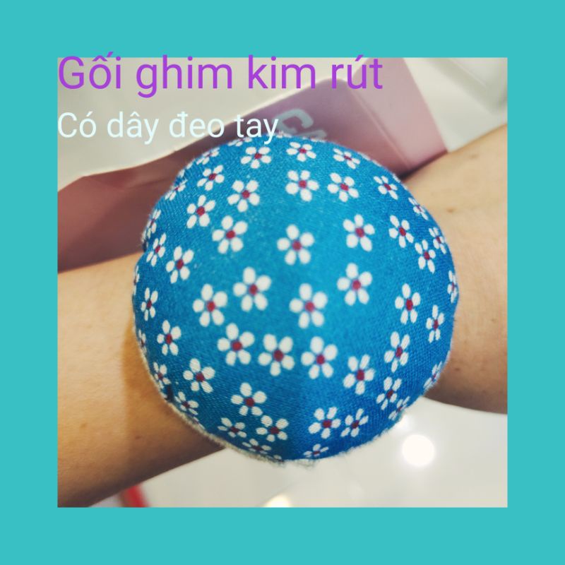 Gối ghim kim rút có dây đeo