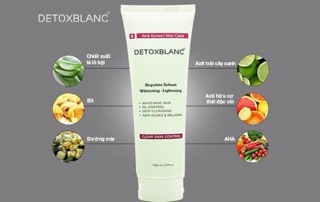 Sữa sửa mặt sinh học Detox BlanC (2 chai)