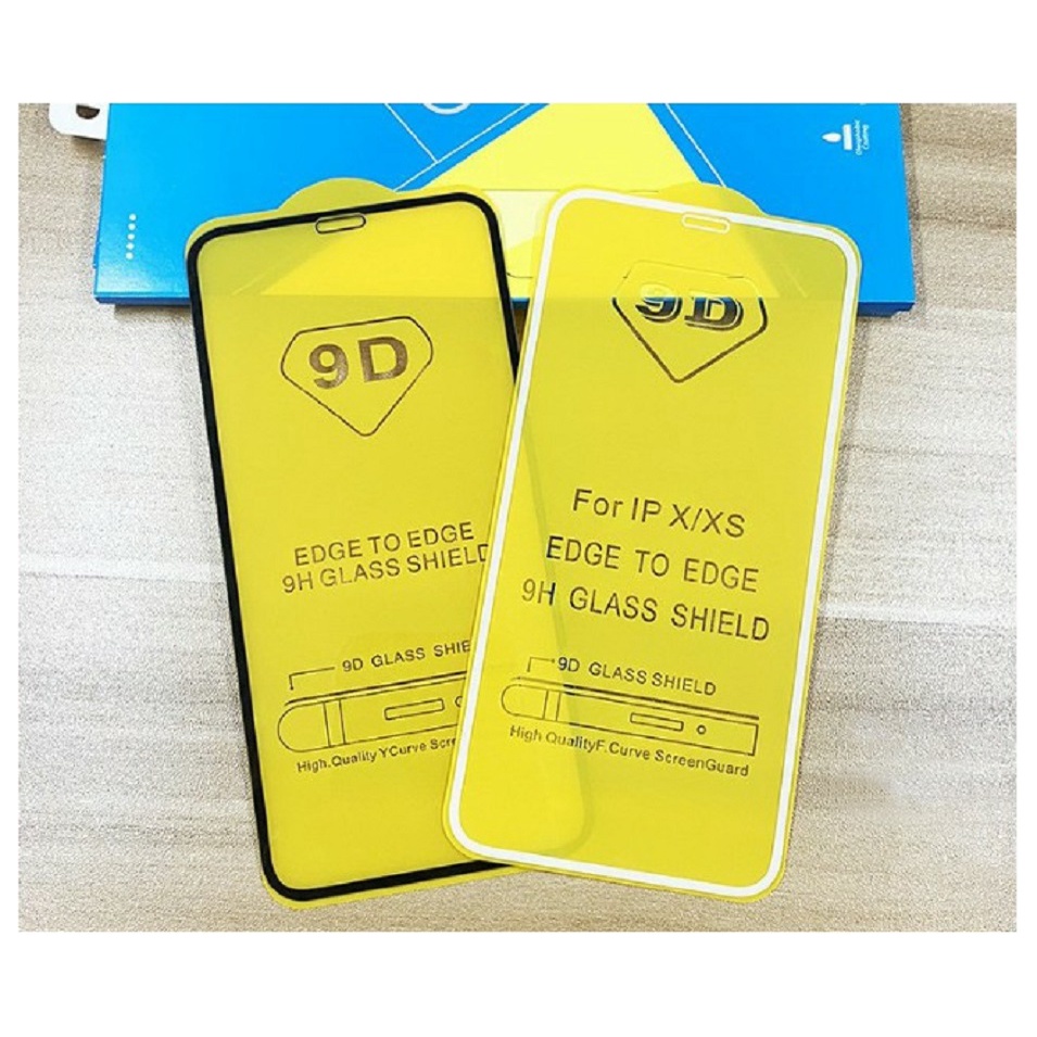 Kính CL 9D Full Màn-Trần- Chiếc, Chịu Lực Tốt Cảm Ứng Mượt Hạn Chế Bám Vân Tay Dành Cho IPhone