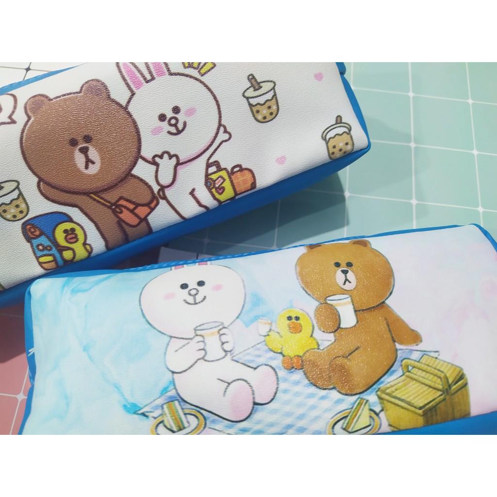 Hộp bút gấu brown thỏ cony vịt sally HBST17 hộp bút cute hộp bút dễ thương