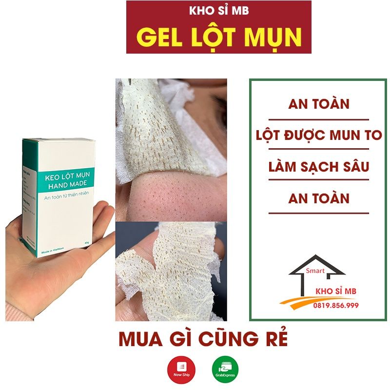 Gel lột mụn cám mụn đầu đen handmade thần thánh