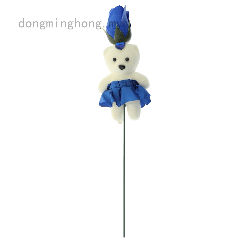 Bó hoa hồng sáp thơm hình gấu Teddy dễ thương