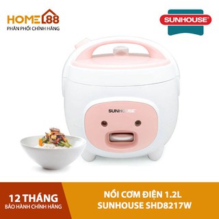 Nồi cơm điện 1.2L Sunhouse SHD8217W chính hãng giá tốt