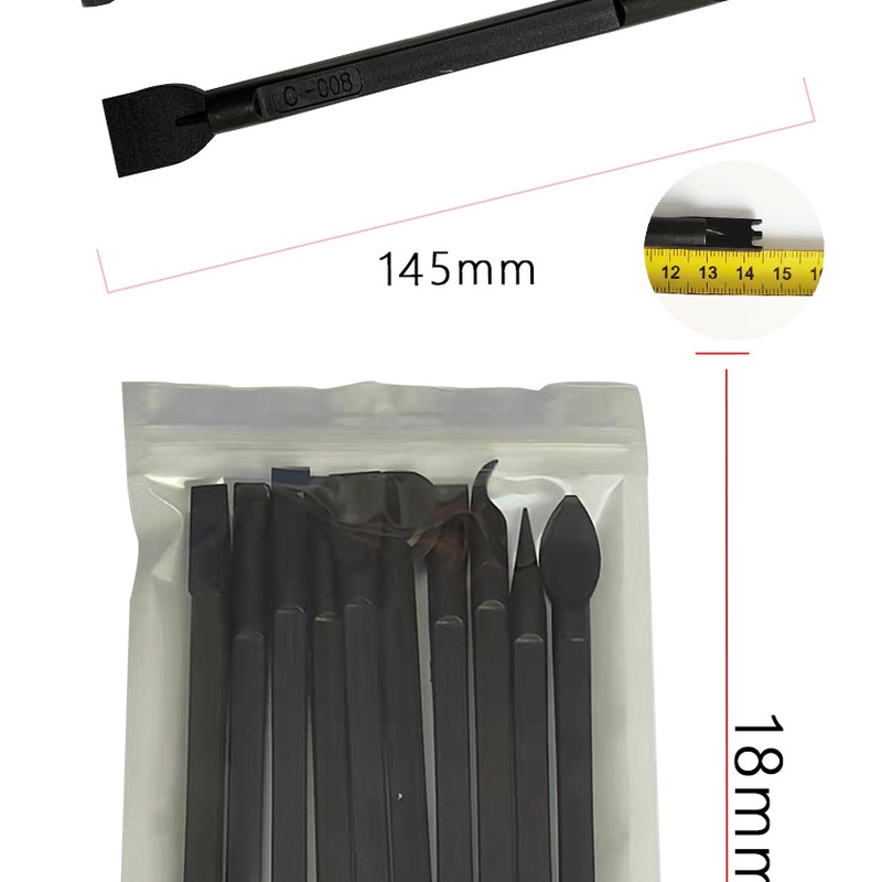 Bộ 10 xà beng nhựa chống tĩnh điện tháo lắp điện thoại