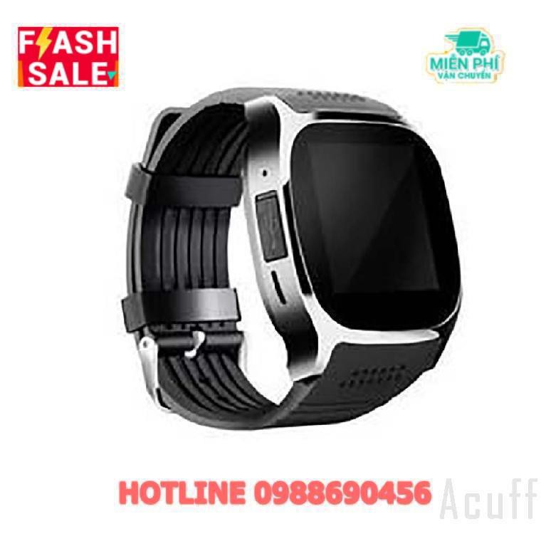 Đồng hồ thông minh acuff T8 kết nối Bluetooth đếm bước chân