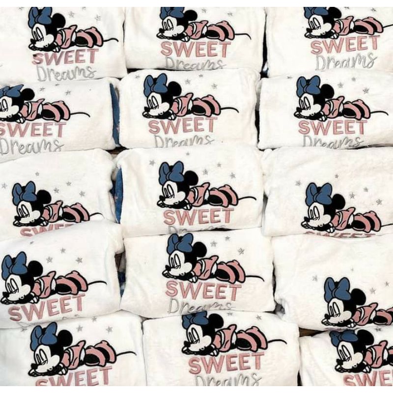 Bộ nỉ băng lông Primark Mickey xanh dư xịn cho bé gái 6m-3y