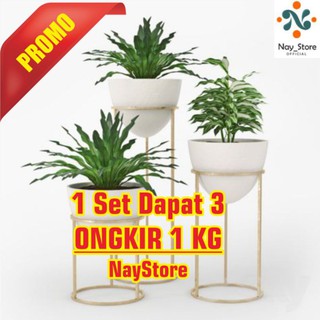 Chậu Trồng Cây Bằng Sắt Đứng 20cm 30cm 40cm