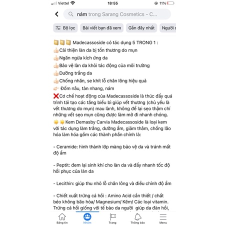 Kem dưỡng Dermasby caviar madecassoside cream