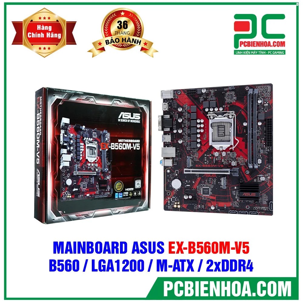 Bo mạch chủ ASUS EXB560MV5 Soket 1200 chính hãng