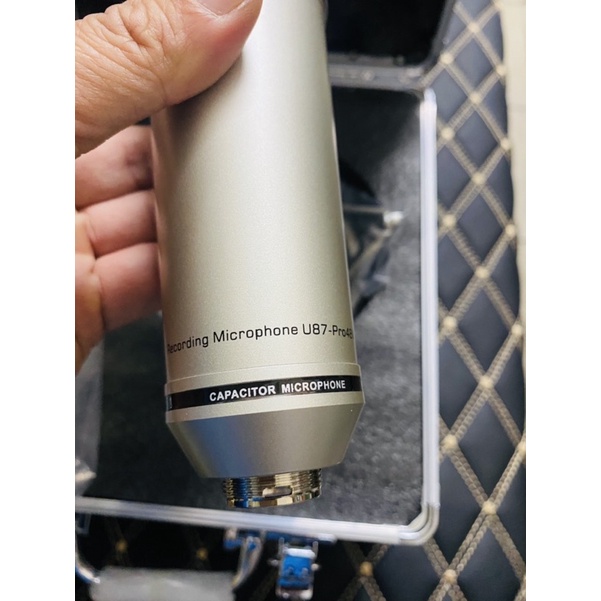 Micro Chuyên Thu Âm U87-PRO 48V Tích Hơp Nguồn 48V,Kiểu Dáng Sang Trọng,Âm Thanh Chuẩn,Trung Thực bh 1 năm