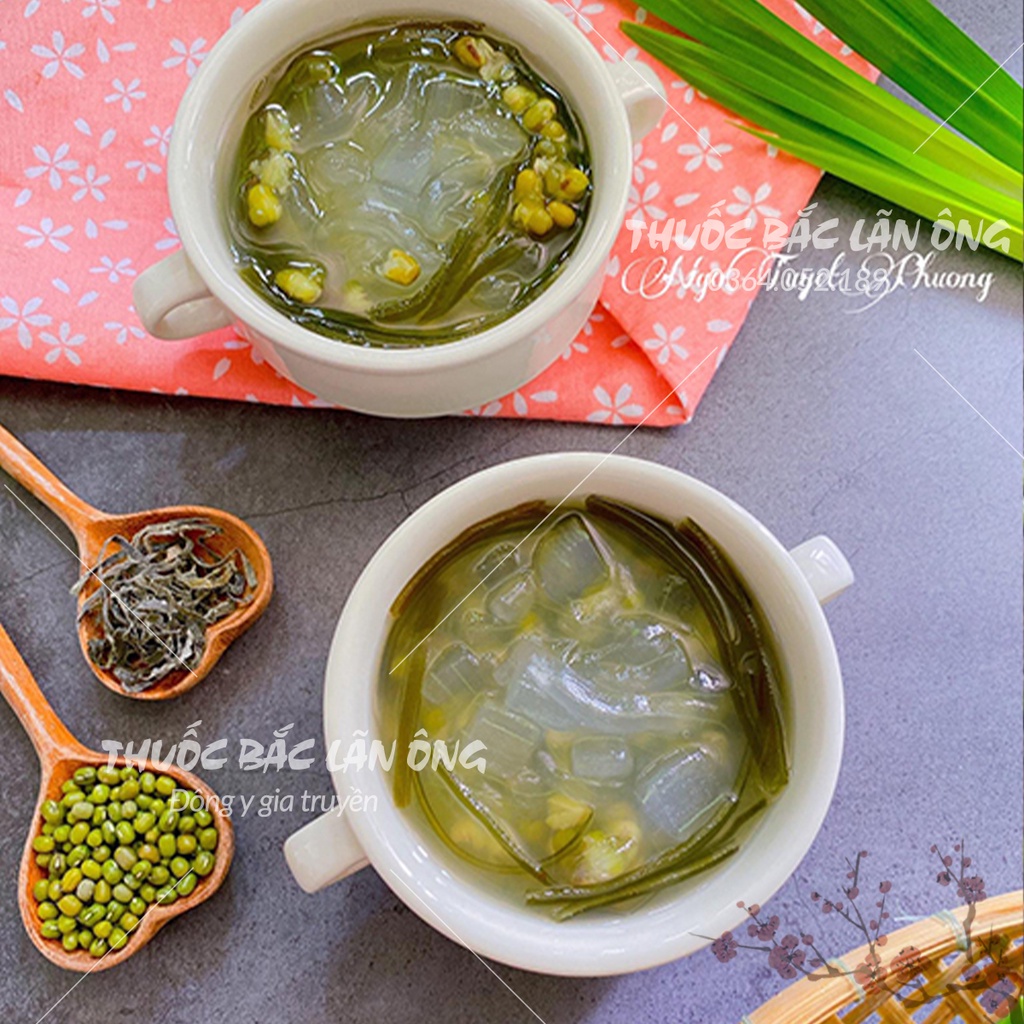 Đậu xanh nguyên vỏ 500g (Đỗ xanh loại 1, hạt đều, bở, thơm ngon)