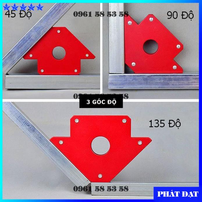Ke góc nam châm thông minh - ke nam châm vuông góc hàn sắt 12kg 22kg 33kg - ê ke góc vuông (DCG)