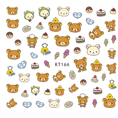 Dễ Thương Miếng Dán Móng Tay Hình Nhân Vật Hoạt Hình Xinh Xắn