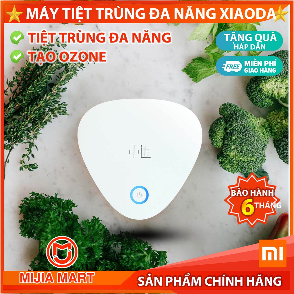 Máy tiệt trùng đa năng Xiaomi Xiaoda. Máy tiệt trùng tủ lạnh, khử mùi oto tạo ozone di động pin 1800mah