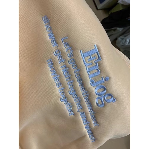 Áo nỉ bông Áo sweater họa tiết chữ thêu phong cách hàn | BigBuy360 - bigbuy360.vn