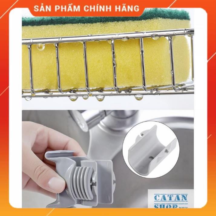 Giỏ inox treo vòi rửa chén,vòi tắm tiện dụng