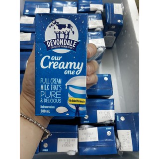 Thùng 24 hộp Sữa Devondale full cream 200ml, date T1.2020