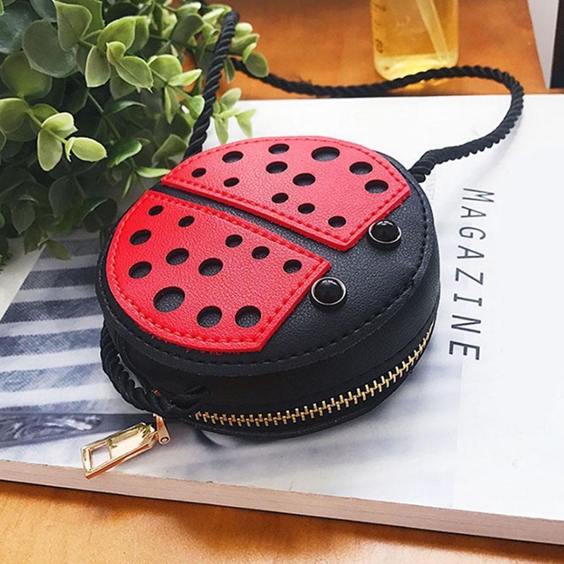 Túi Đeo Chéo Mini Hình Bọ Rùa Dễ Thương Cho Bé