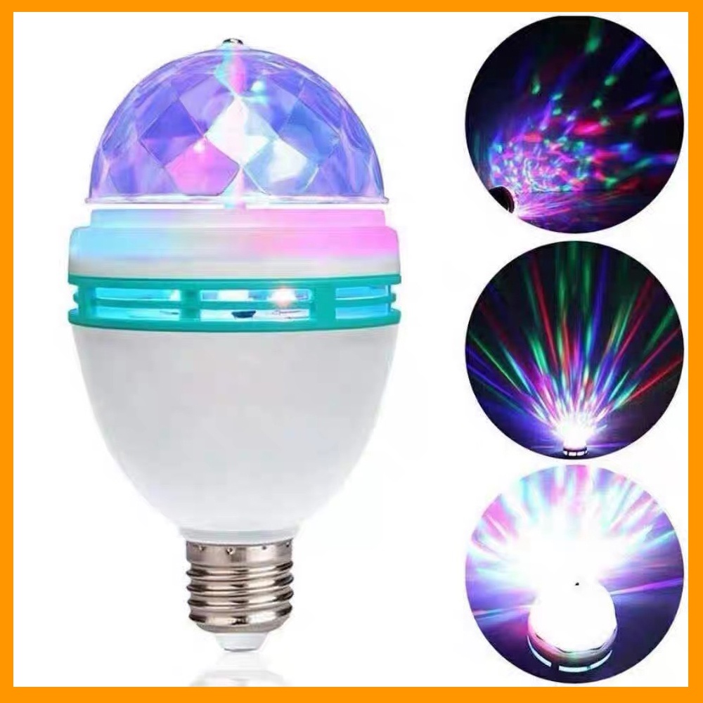 Đèn LED Cầu Xoay Nhiều Màu - Bóng Đèn Sân Khấu Trang Trí Phòng Karaoke, Phòng Bay [GIAO HÀNG NHANH TPHCM]
