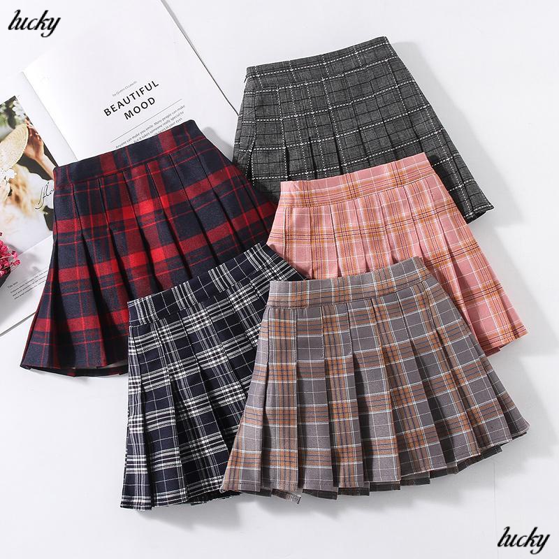 Chân Váy Ngắn Xếp Ly Phong Cách Preppy Mẫu Mới 2022 Dễ Phối Đồ Thời Trang Xuân Thu Cho Bé Gái