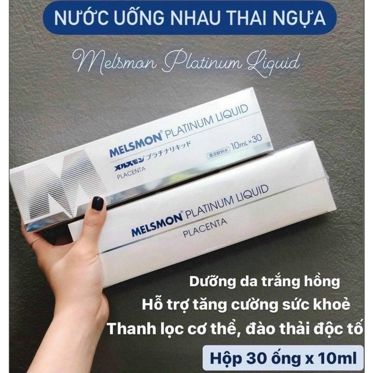 Melsmon Nhau thai Ngựa Platium Liquid Placenta