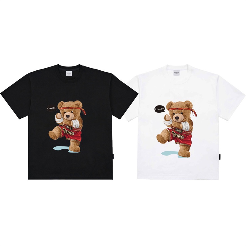 Áo Thun Cotton Tay Ngắn Dáng Rộng In Chữ Acme-de-Lie Thời Trang Cho Nam Và Nữ