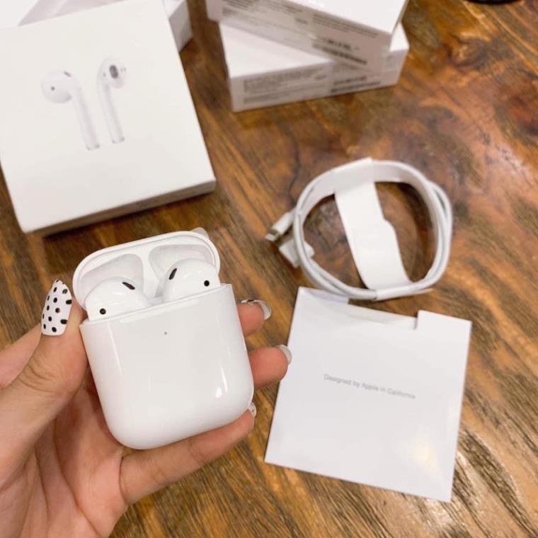 Tai Nghe Bluetooth Airpods 2 Chuyên Gaming Âm Thanh True Wireless Cho Iphone Và Android - Phiên Bản Cao Cấp 2021