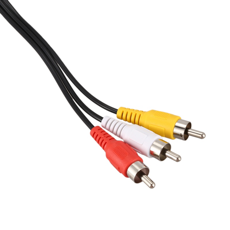 Dây cáp chuyển đổi đầu đực 1.5M 4.9ft 3 RCA sang 4 Pin S-Video