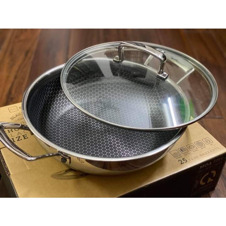 Chảo sâu lòng BlackCube 2 quai cầm Five Sta