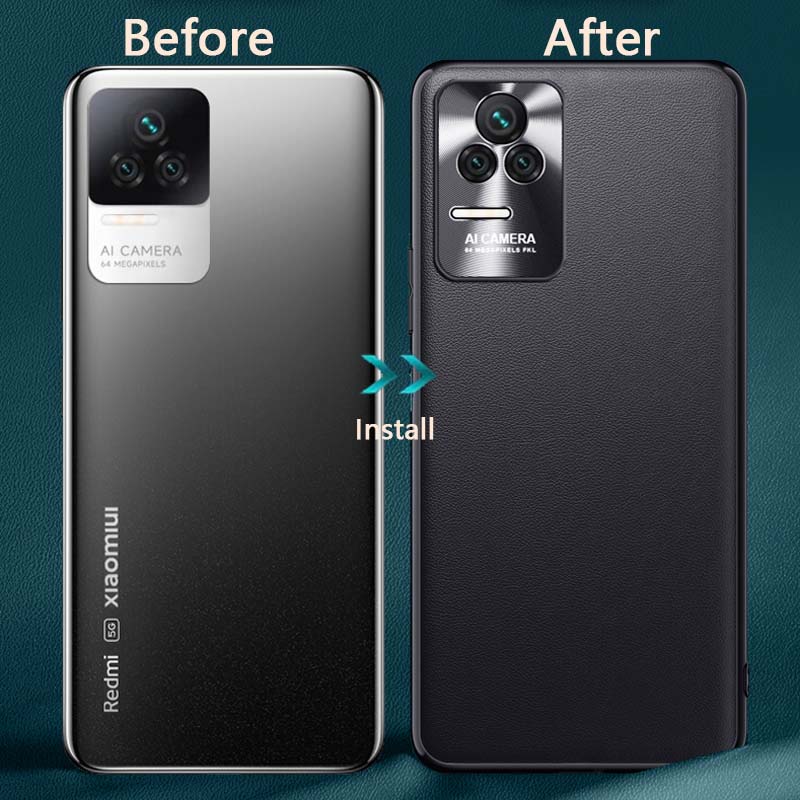 Ốp Điện Thoại Da Siêu Mỏng Bảo Vệ Camera Cho Xiaomi Redmi K50 Gaming Pro K40S