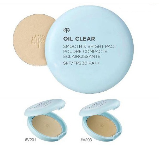 Phấn phủ kiềm dầu Oil Clear Smooth Bright Powder 9g