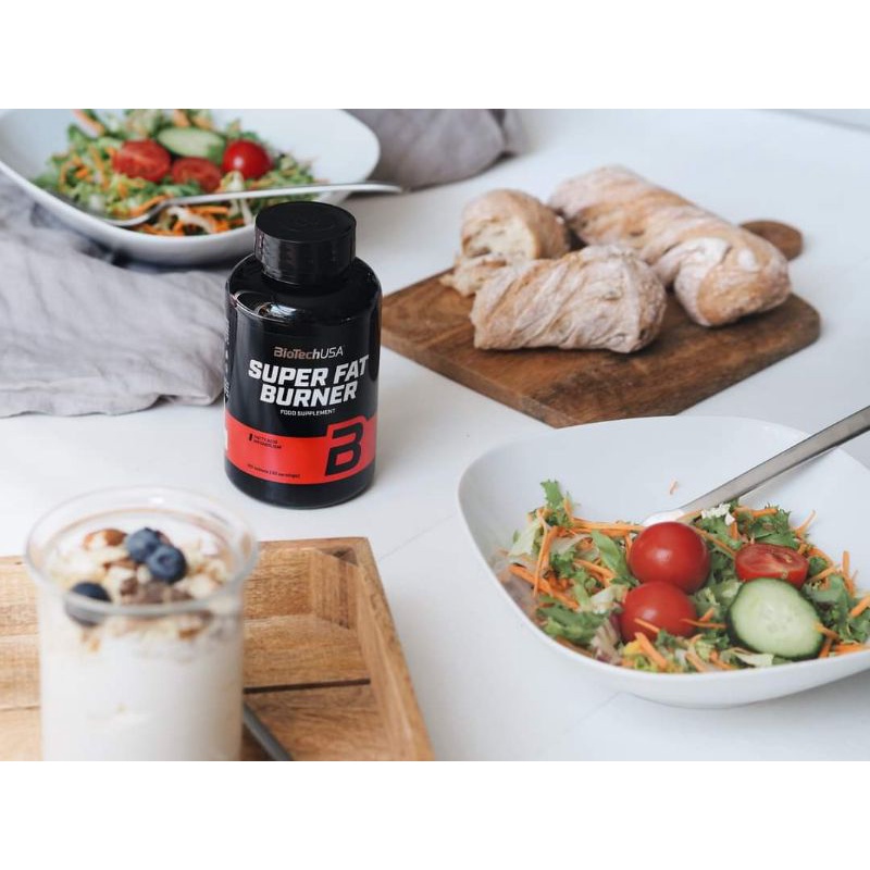 BiotechUSA Super Fat Burner Viên Uống Hỗ Trợ Đốt Mỡ 120 ViêN