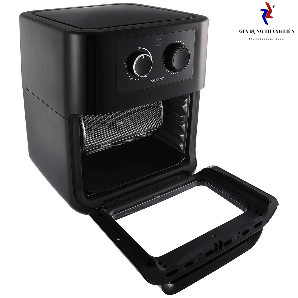 Nồi Chiên Không Dầu Sokany 10L Công Suất Lớn 1700W Với Công Nghệ Nướng Chân Không Bảo Hành 12 Tháng Hàng Chính Hãng