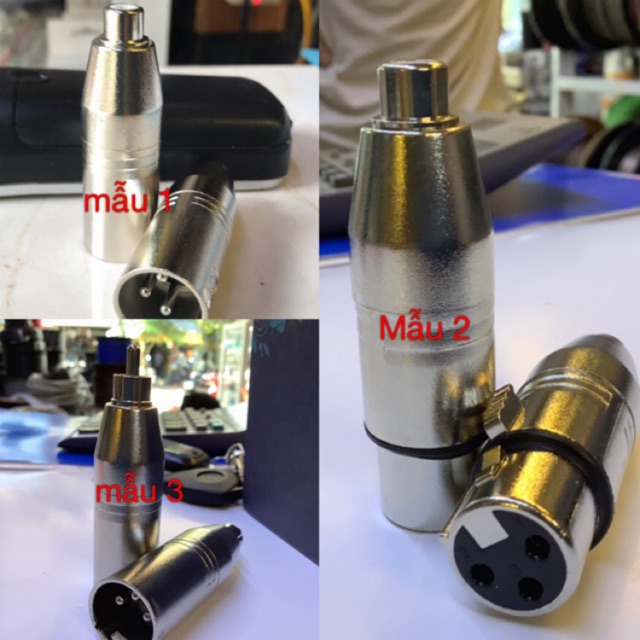 jack chuyển canon XLR sang AV hoa sen(đơn giá 1 chiếc)