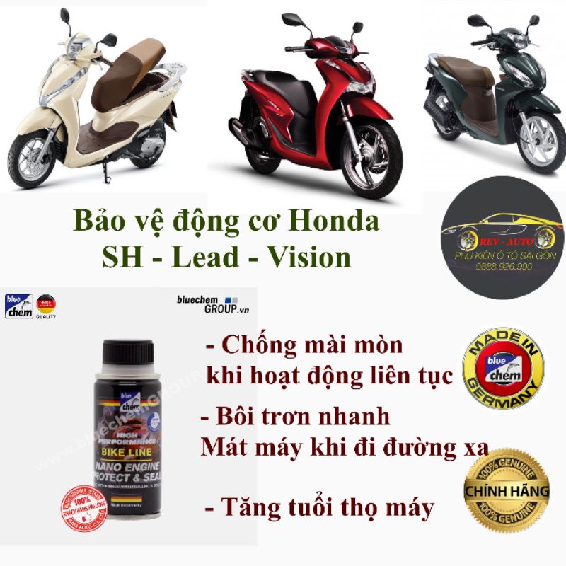 Bảo vệ động cơ xe máy Honda SH, Lead, Vision(Quà tặng)