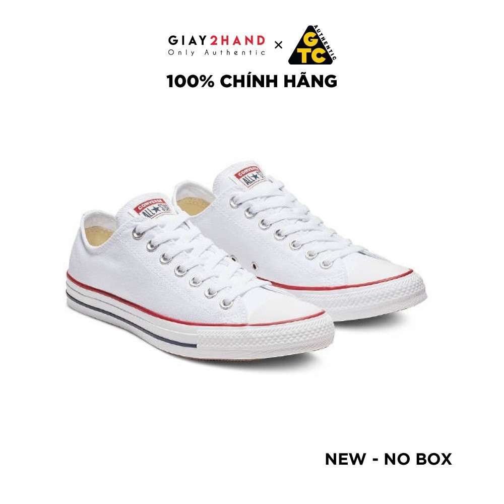 (AUTHENTIC 100%) Giày Sneaker Converse Chuck Taylor All Star Low 'Optic White' M7652C Chính Hãng