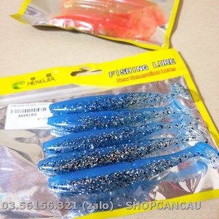 Mồi Câu Lure Mồi Trùn Mềm Câu Cá 10cm