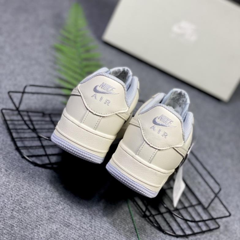 👟giaynambac👟Giày thể thao AF1 trắng xanh kem  Giày air force 1 baby blue nam nữ bản mới nhất 2022 FullBoxBil