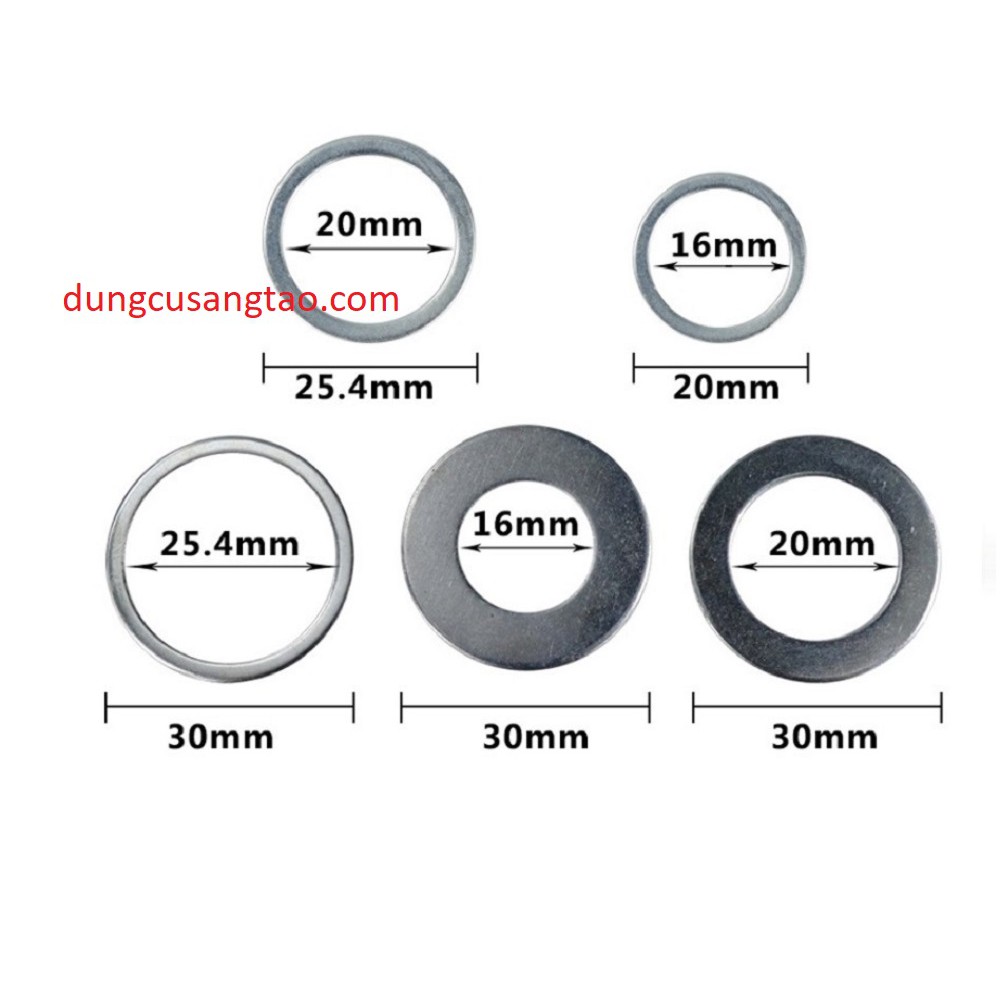 Đệm lỗ đĩa từ 25.4-20mm (dày 1.1mm)