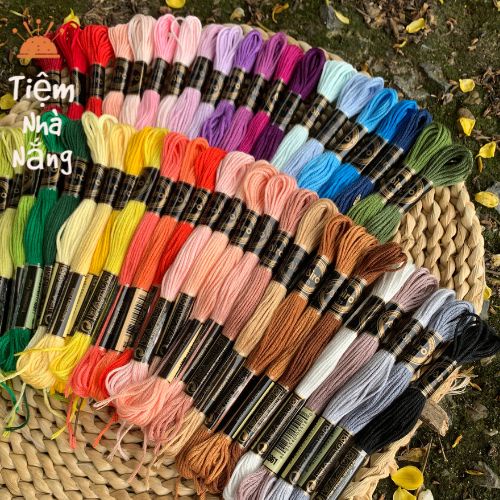 Set 50 Màu Chỉ Thêu Airo Cơ Bản Cho Người Mới Bắt Đầu