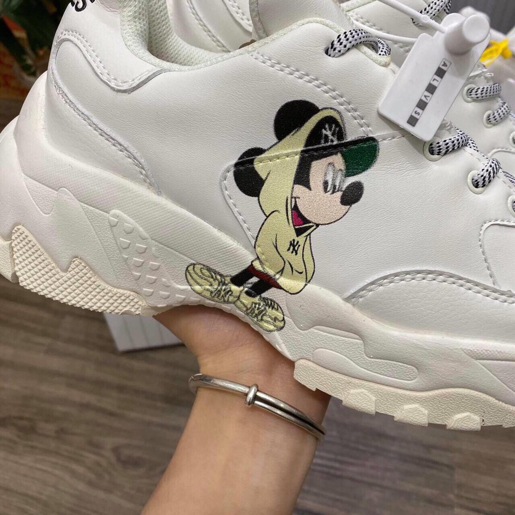 [Hot trend - Bản in ]Giày Thể thao sneakers nam nữ, Giày thể thao sneakers 𝐌𝐋𝐁 mickey vàng bản chuột vàng in 3d 11