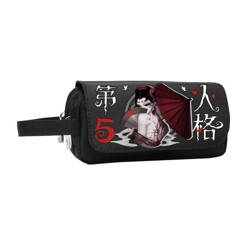 Hộp bút vải canvas khóa trắng IDENTITY V 8 mẫu game anime chibi xinh xắn đi học tiện lợi